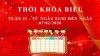 THỜI KHÓA BIỂU - TUẦN 21 - TỪ NGÀY 02/02 ĐẾN NGÀY 07/02/2026