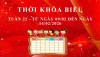 THỜI KHÓA BIỂU - TUẦN 22 - TỪ NGÀY 09/02 ĐẾN NGÀY 14/02/2026