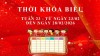 THỜI KHÓA BIỂU - TUẦN 23 - TỪ NGÀY 23/02 ĐẾN NGÀY 28/02/2026