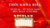THỜI KHÓA BIỂU - TUẦN 26 - TỪ NGÀY 16/03 ĐẾN NGÀY 21/03/2026