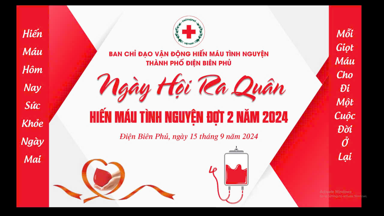 Hiến Máu Nhân Đạo đợt 2 năm 2024 trường THCS Nam Thanh