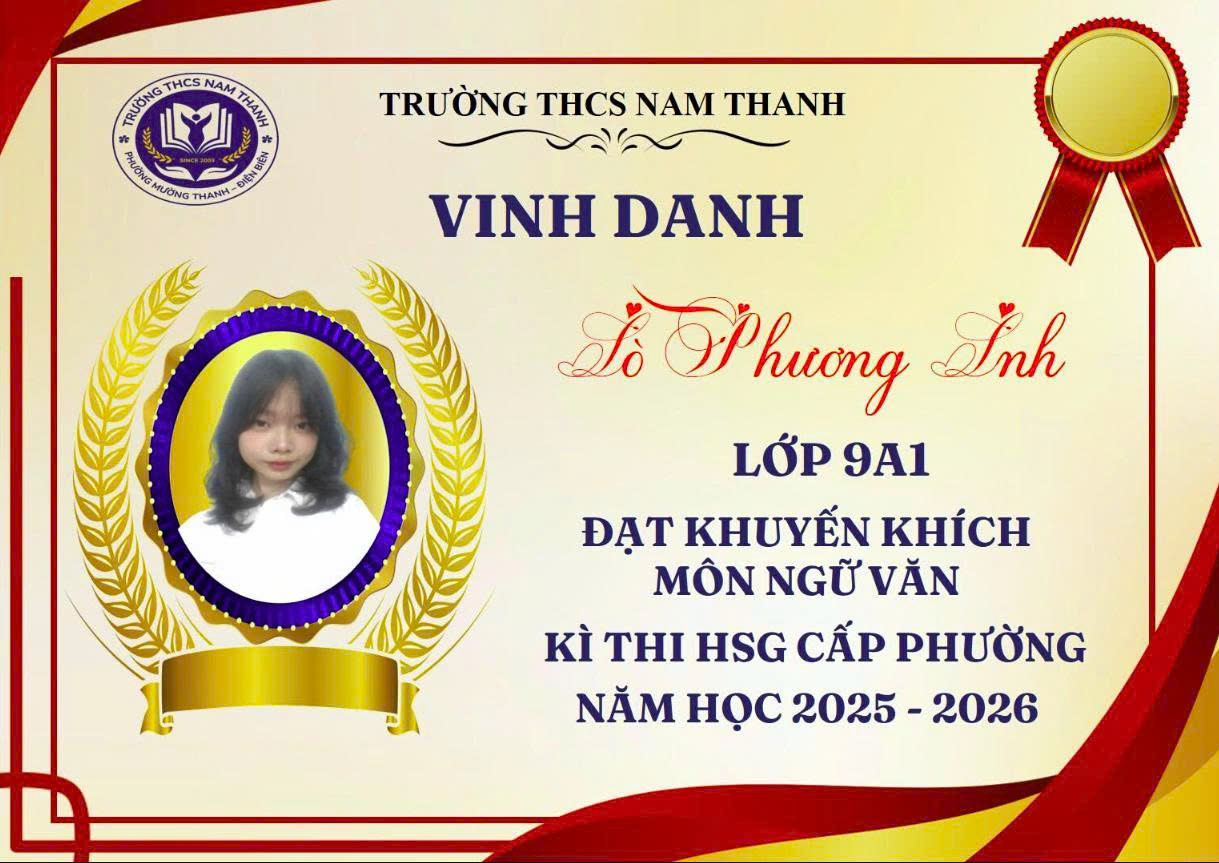TỰ HÀO THÀNH TÍCH HỌC SINH GIỎI CẤP PHƯỜNG NĂM HỌC 2025 – 2026